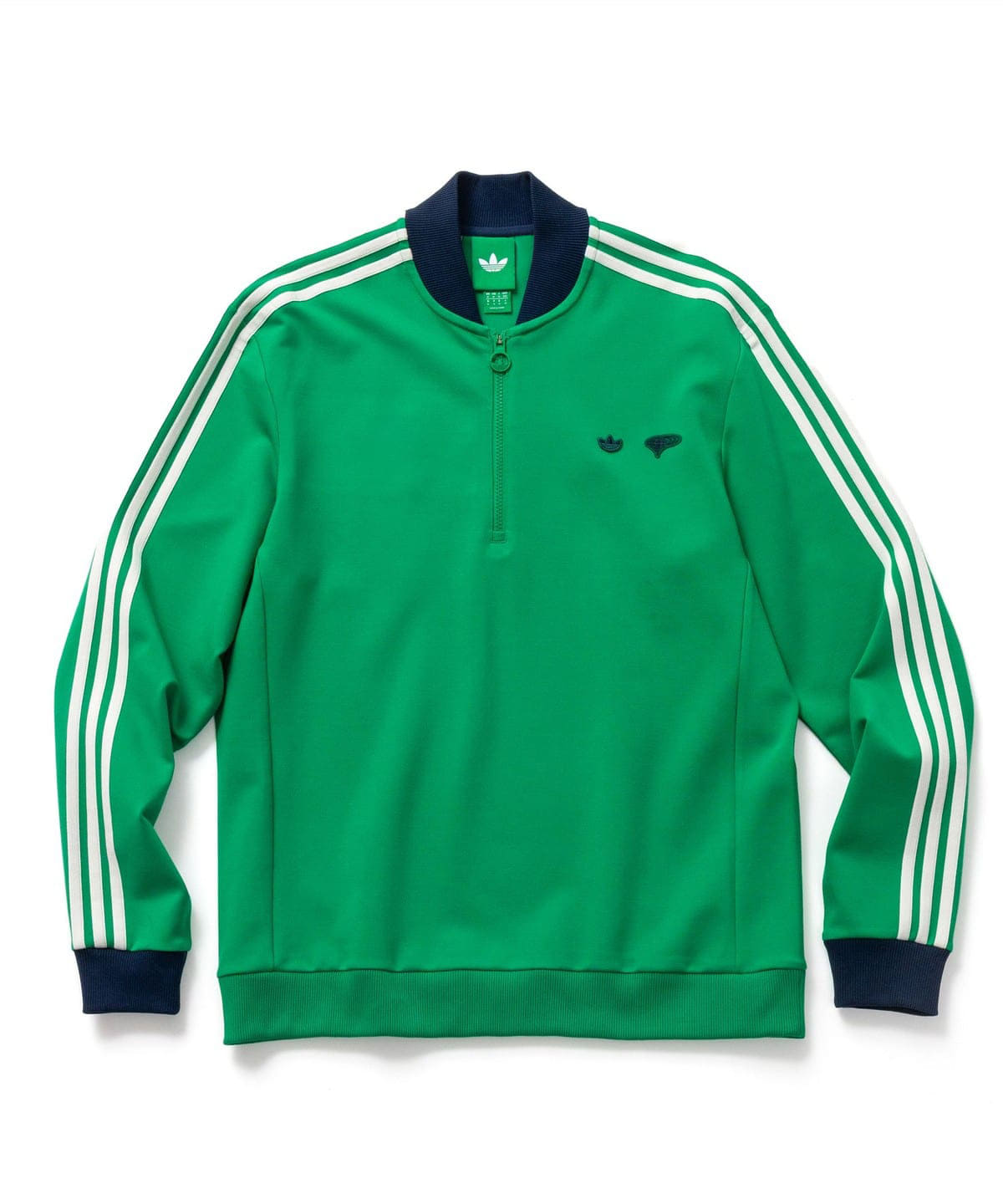 新品！BEAMSGOLFビームスゴルフ ハーフジップ トレーナー 緑 Lサイズ BEAMS GOLF（ビームス ゴルフ）【別注】adidas Originals / スリー