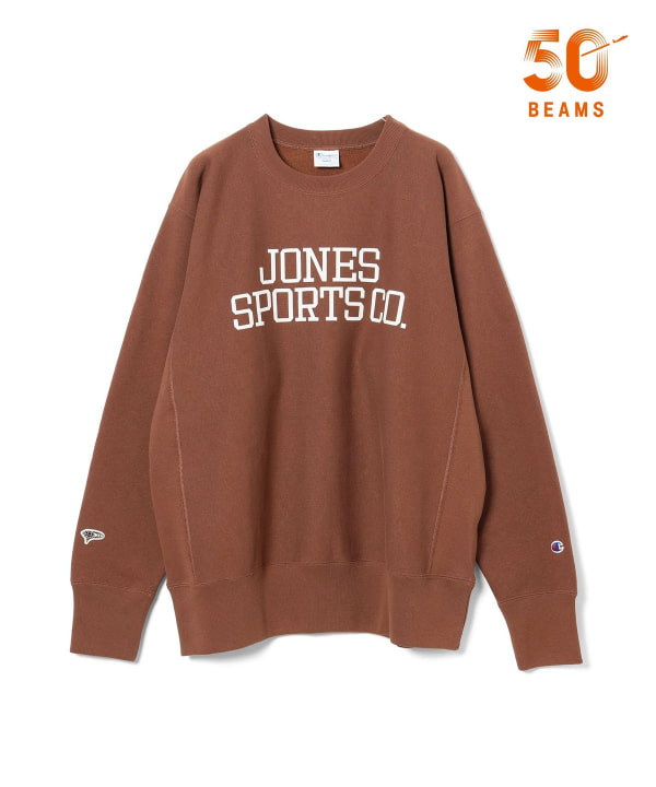 〈MEN〉【別注】JONES Sports × Champion / リバースウィーブ(R) クルーネック スウェットシャツ