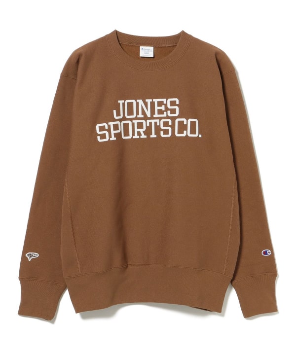 〈MEN〉【別注】JONES Sports × Champion / リバースウィーブ(R) クルーネック スウェットシャツ