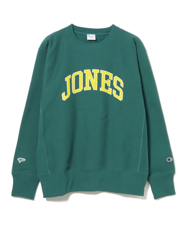 〈MEN〉【別注】JONES Sports × Champion / リバースウィーブ(R) クルーネック スウェットシャツ
