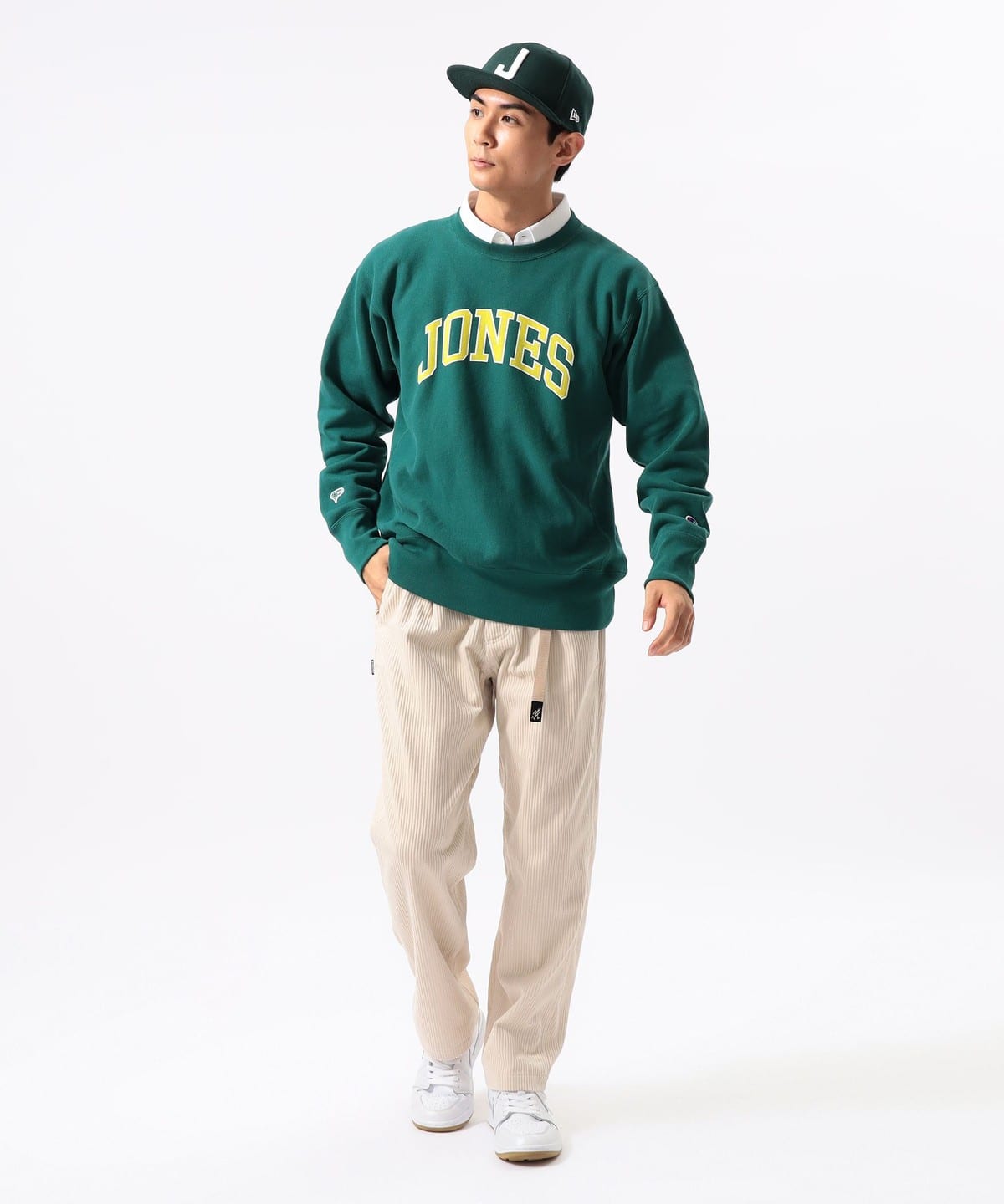 BEAMS GOLF ビームスゴルフ Lメンズ 長袖 トレーナー ベージュ23 BEAMS GOLF（ビームス ゴルフ）〈MEN〉【別注】JONES Sports