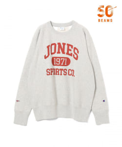 〈MEN〉【別注】JONES Sports × Champion / リバースウィーブ(R) クルーネック スウェットシャツ