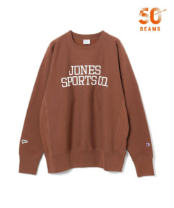 〈MEN〉【別注】JONES Sports × Champion / リバースウィーブ(R) クルーネック スウェットシャツ
