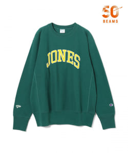 〈MEN〉【別注】JONES Sports × Champion / リバースウィーブ(R) クルーネック スウェットシャツ