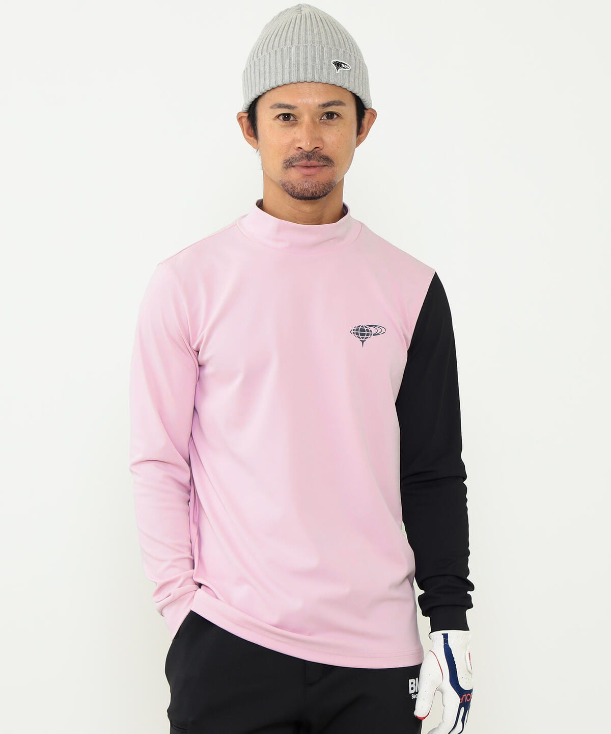 BEAMS GOLF（ビームス ゴルフ）BEAMS GOLF ORANGE LABEL / マルチロゴ 配色モックネックシャツ（Tシャツ・カットソー  カットソー）通販｜BEAMS