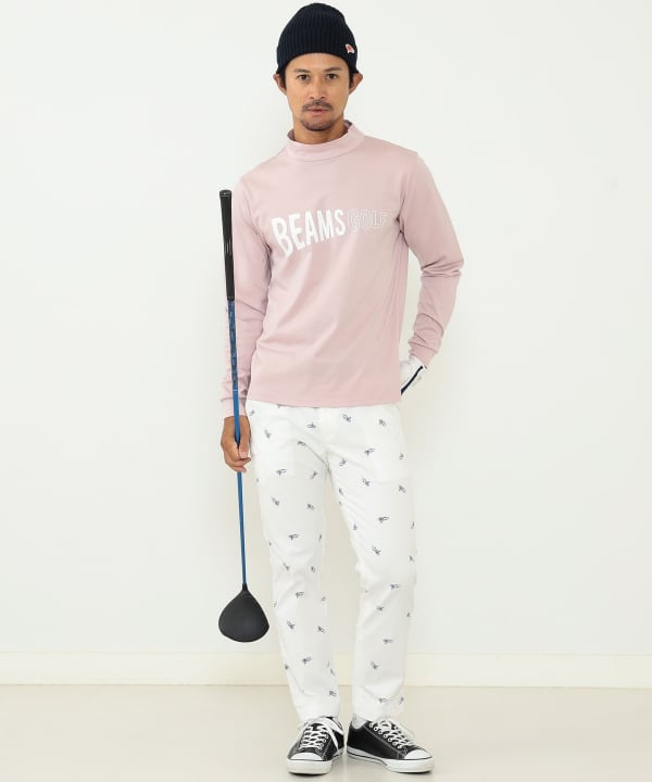 BEAMS GOLF（ビームス ゴルフ）BEAMS GOLF ORANGE LABEL / ポンチ ロングスリーブ モックネックシャツ（Tシャツ・カットソー  カットソー）通販｜BEAMS