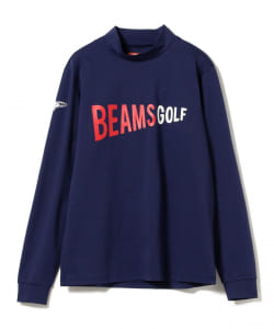 BEAMS GOLF ORANGE LABEL / ポンチ ロングスリーブ モックネックシャツ