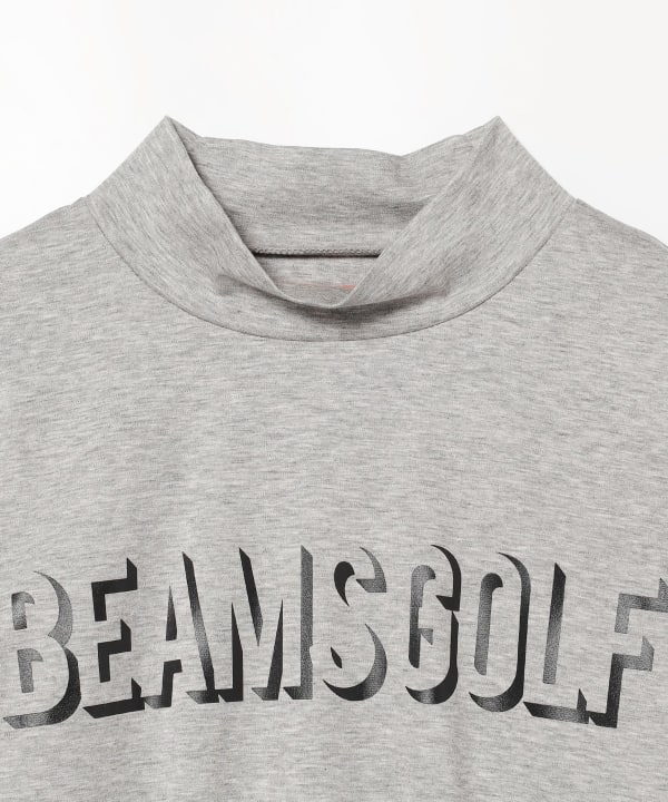 BEAMS GOLF（ビームス ゴルフ）ORANGE LABEL / シャドーロゴ ポンチモックネックシャツ（Tシャツ・カットソー カットソー）通販｜ BEAMS