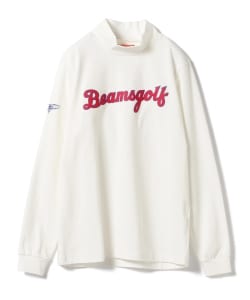 BEAMS GOLF ORANGE LABEL / LOGO モックタートルネック シャツ