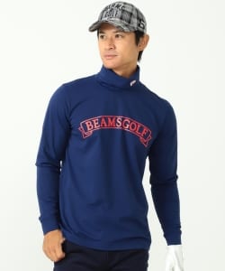 BEAMS GOLF ORANGE LABEL / クラシック ロゴ タートルネック シャツ