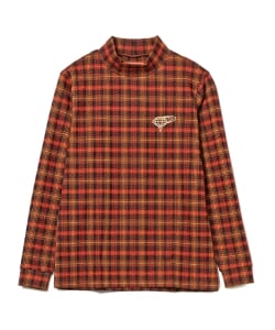 BEAMS GOLF ORANGE LABEL / チェック モックタートルネック シャツ