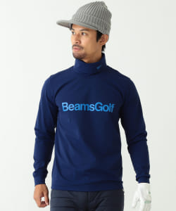 BEAMS GOLF ORANGE LABEL / ロゴ タートルネック シャツ