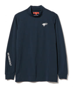 BEAMS GOLF ORANGE LABEL / 3Dスリーブ モックタートルネック シャツ