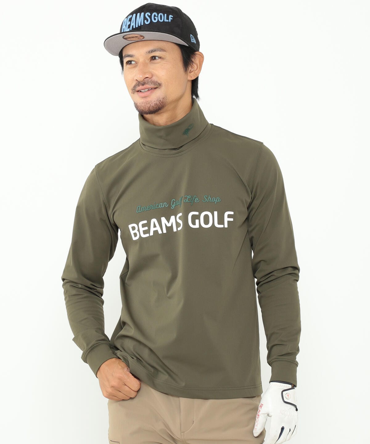 BEAMS GOLF（ビームス ゴルフ）BEAMS GOLF ORANGE LABEL / ロゴ タートルネックシャツ（Tシャツ・カットソー  カットソー）通販｜BEAMS