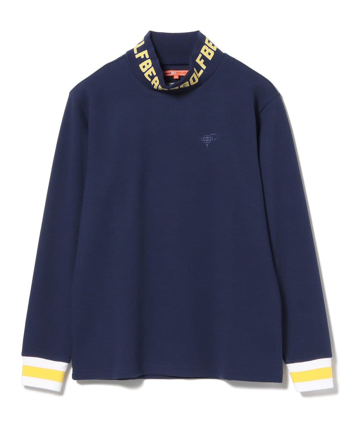 ORANGE LABEL / ツイルジャージ ロゴ モックネックシャツ Tシャツ・カットソー MEN NAVY S ORANGE LABEL / ツイルジャージ ロゴ モックネックシャツ Tシャツ・カットソー MEN NAVY S