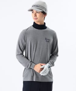 BEAMS GOLF ORANGE LABEL / 男裝 雙色 小高領 上衣