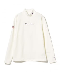 Champion / 微起毛 ロングスリーブ モックネックシャツ