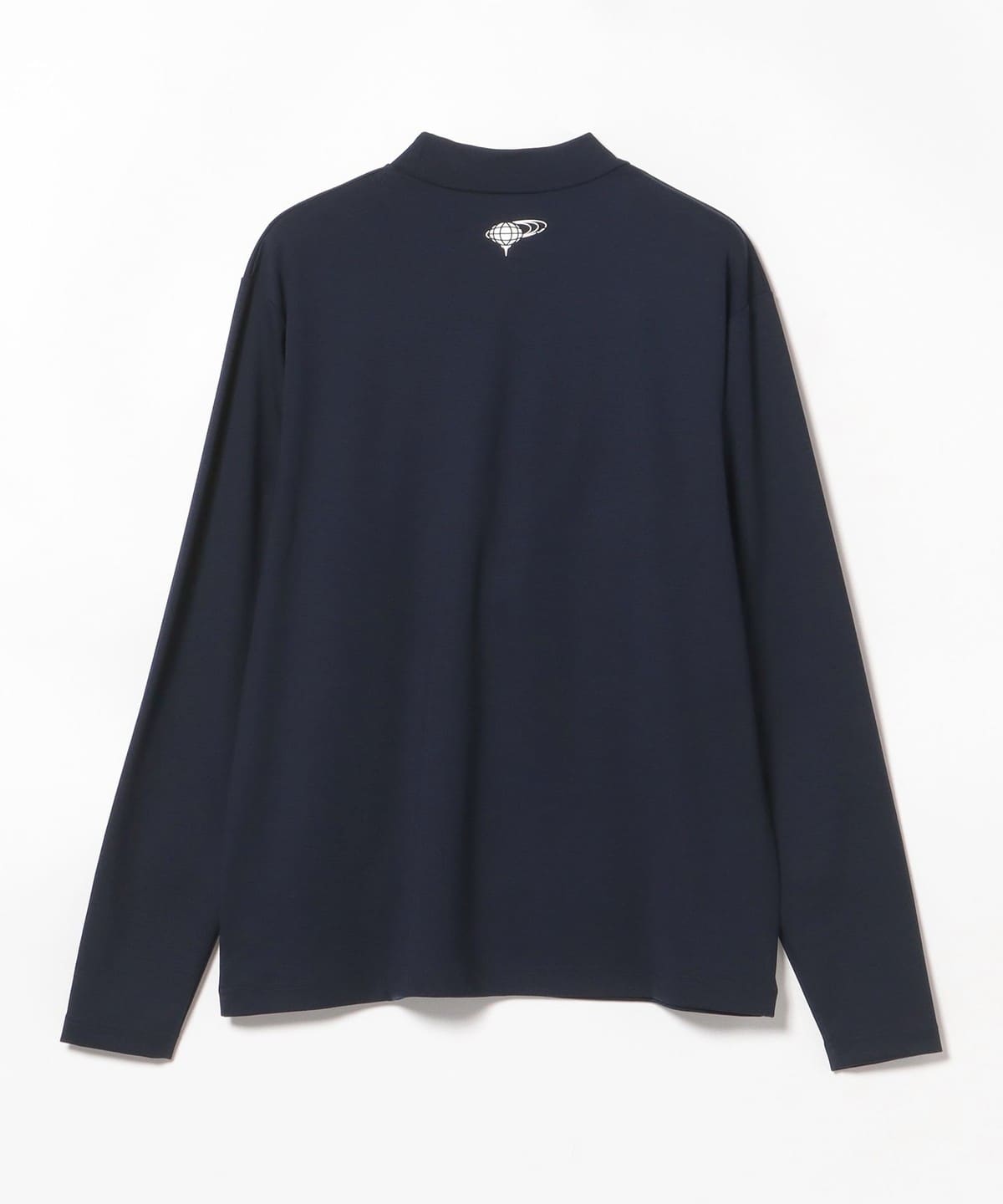 新品未使用★ビームスゴルフモックネックシャツ　ネイビーXL ビームスゴルフ シャドーLOGO モックネック 83-14-0007-444（ネイビー