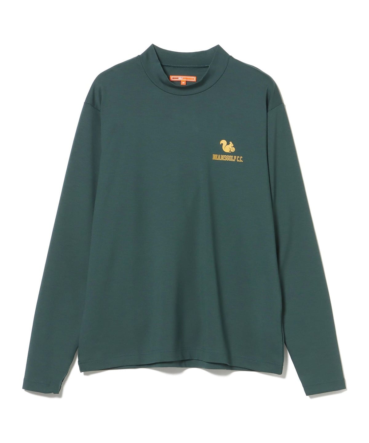 BEAMS GOLF モックネック プルオーバー L UVカット メンズ BEAMS GOLF（ビームス ゴルフ） tシャツ 「UVカット/吸水速乾」ORANGE