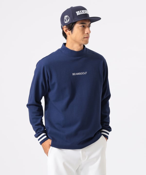 BEAMS GOLF】サイドロゴジップ ポケットストレッチ M BEAMS GOLF