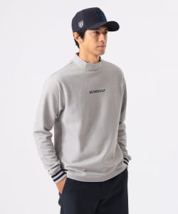 ORANGE LABEL / ストレッチツイルジャカード モックネックシャツ（UVカット）