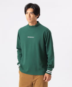 ORANGE LABEL / ストレッチツイルジャカード モックネックシャツ（UVカット）