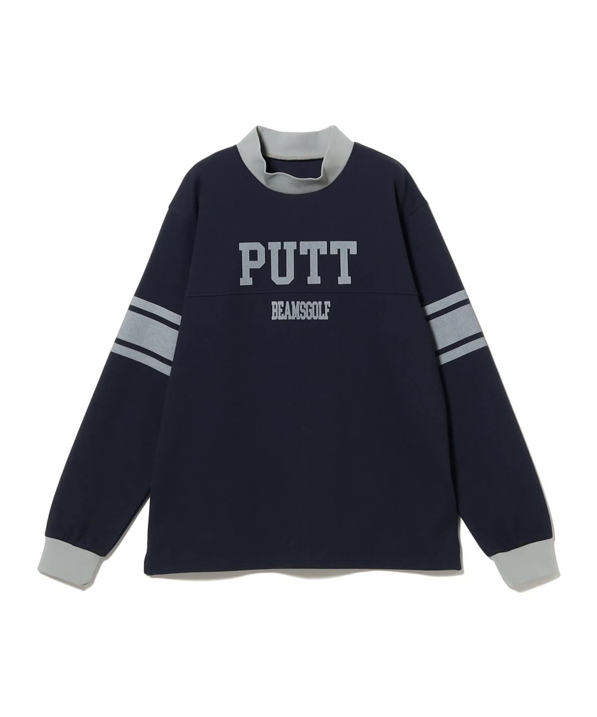 BEAMS GOLF（ビームス ゴルフ）ORANGE LABEL / 配色 ジャカード モック