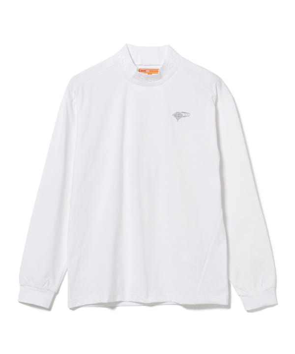 ORANGE標/壓花Logo高領T卹（吸濕排汗、快乾、防紫外線）