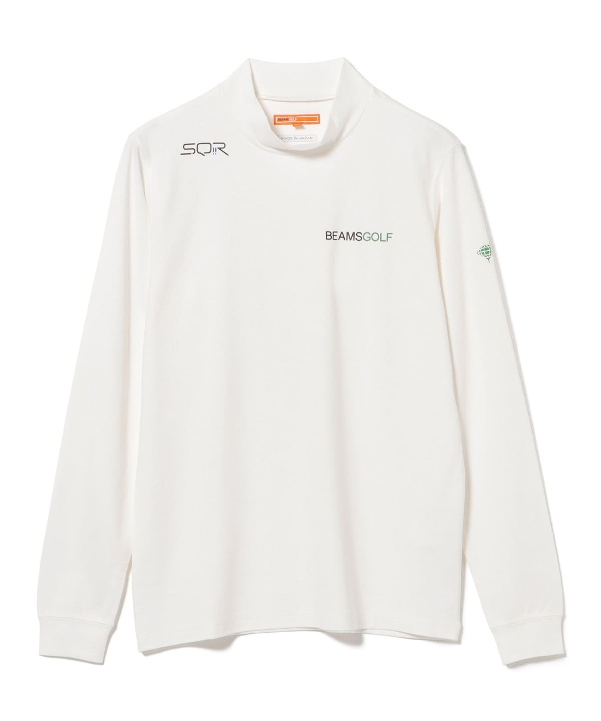 BEAMSGOLF モックネック長袖シャツ 蛍光イエロー XL 新品・未使用 BEAMS GOLF（ビームス ゴルフ）ORANGE LABEL / USシリーズ SQR ロング