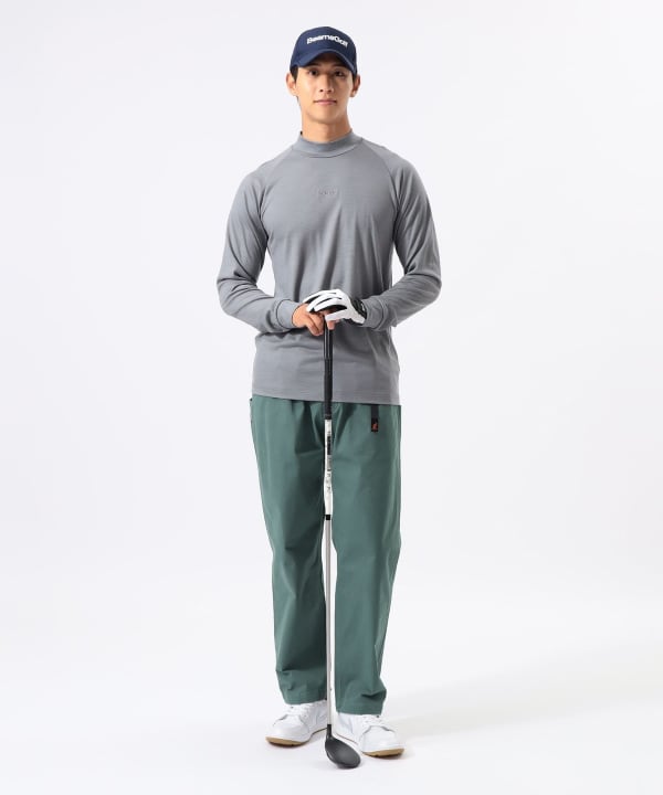 【別注】Marmot /  メリノウール ロングスリーブ モックネックシャツ Model : H:185 B:93 W:72 H:92  Size：L