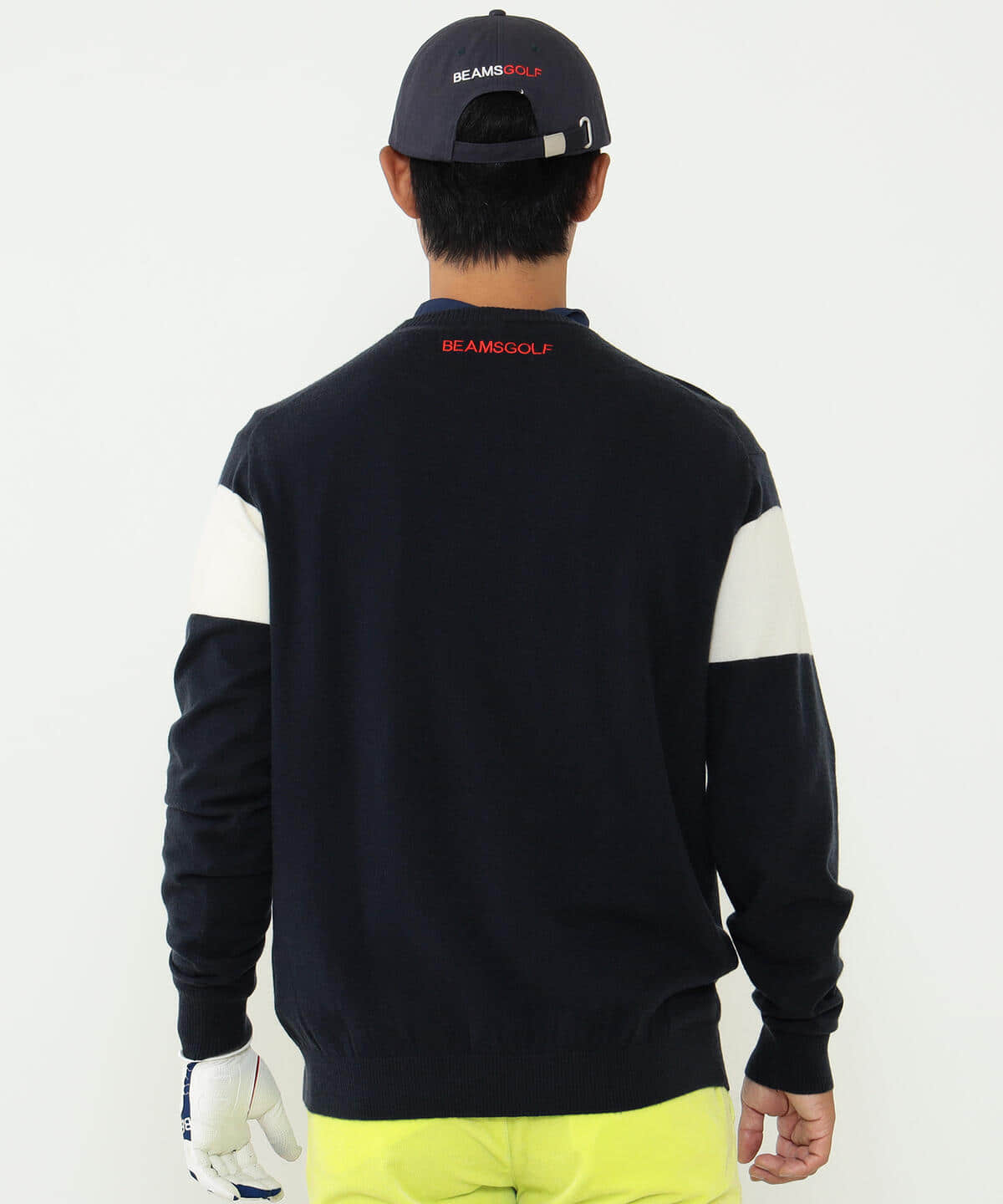 BEAMS GOLF（ビームス ゴルフ）〈MEN〉BEAMS GOLF ORANGE LABEL / ラインロゴ 14ゲージニット（トップス ニット ・セーター）通販｜BEAMS