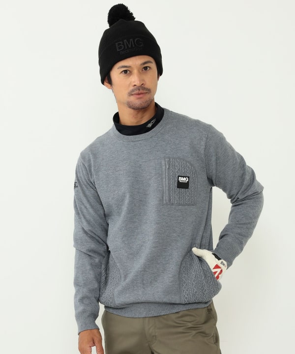 BEAMS GOLF　ビームスゴルフ 防風ニット