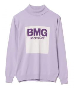 〈MEN〉BEAMS GOLF ORANGE LABEL / BMG タートルネック ニット
