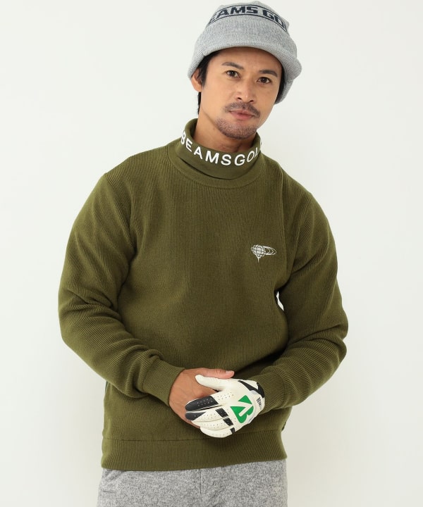 ビームスゴルフ ロゴ防風セーター XL - ウエア(男性用)