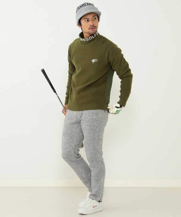 BEAMS GOLF（ビームス ゴルフ）BEAMS GOLF ORANGE LABEL / ニット×中綿