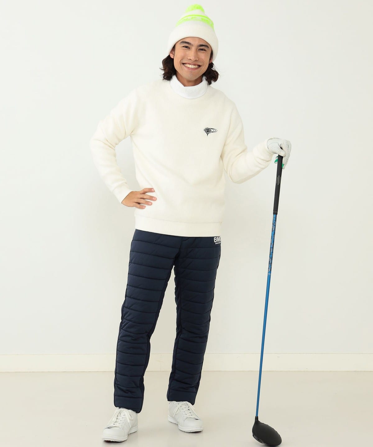 BEAMS GOLF（ビームス ゴルフ）BEAMS GOLF ORANGE LABEL / ニット×中綿