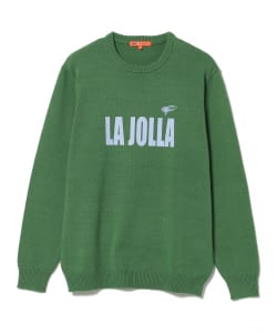 〈MEN〉 ORANGE LABEL / ロゴプリント ミドルゲージニット