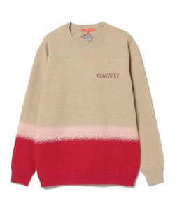 〈MEN〉 ORANGE LABEL / フェードカラー グラデーション ニット