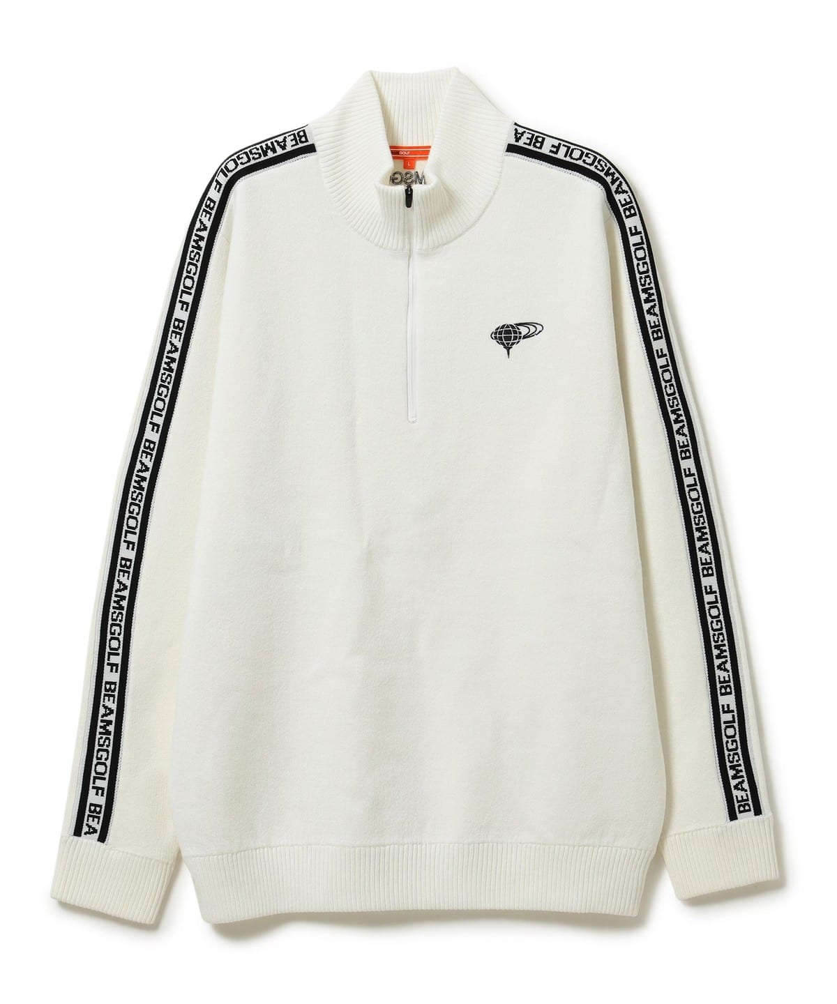 BEAMS GOLF ORANGE LABEL ハーフジップ ニット ワンピース-