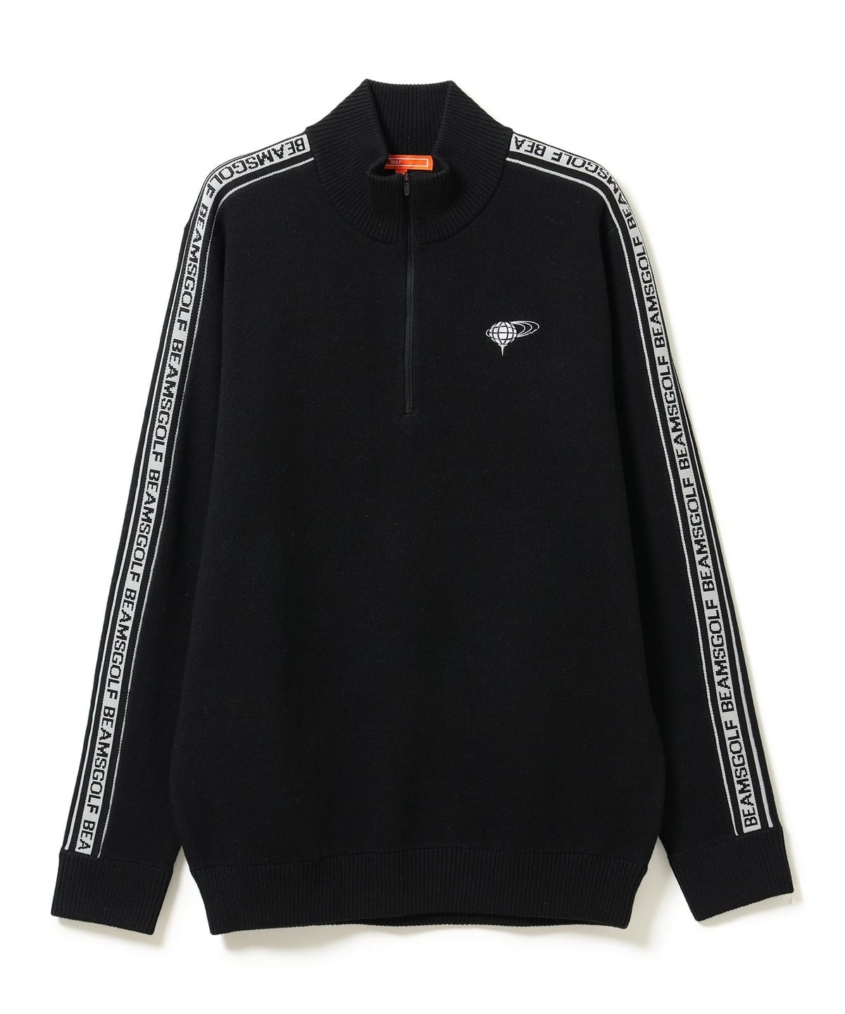 BEAMS GOLF（ビームス ゴルフ）ORANGE LABEL / ラインロゴ ハーフジップニット（トップス ニット・セーター）通販｜BEAMS