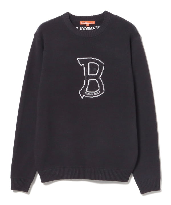 BEAMS GOLF (BEAMS GOLF) ORANGE LABEL / B Mark Knit Pullover