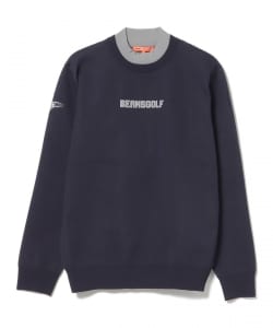 〈MEN〉ORANGE LABEL / フェイク レイヤード モックネック ニット