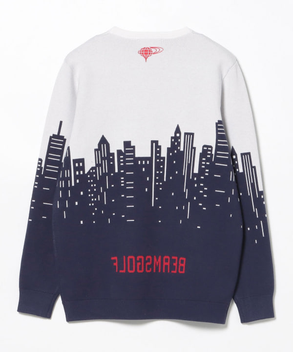 BEAMS GOLF（ビームス ゴルフ）〈MEN〉 ORANGE LABEL / シャドーロゴ 襟付きニット（トップス ニット・セーター ）通販｜BEAMS
