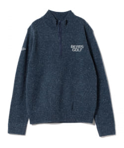 BEAMS GOLF ORANGE LABEL / カラー ネップ プルオーバー セーター