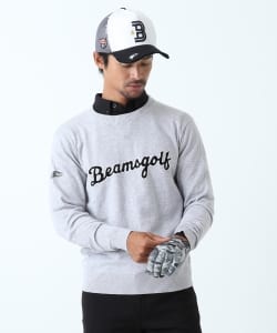 ▲BEAMS GOLF ORANGE LABEL / コットン×カシミヤ インターシャ セーター