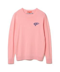 BEAMS GOLF ORANGE LABEL / ライン 地球 カラーセーター