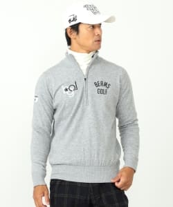 BEAMS GOLF ORANGE LABEL / ツアー ハーフジップ  プルオーバー セーター