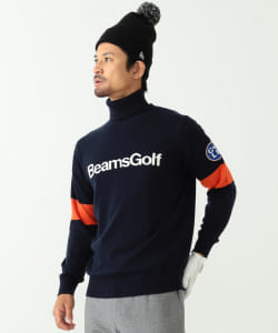 BEAMS GOLF ORANGE LABEL / ソデ ライン タートルネック セーター