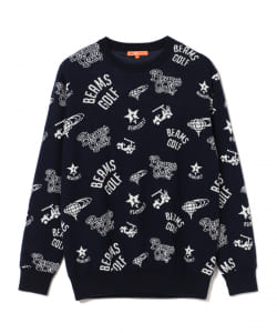BEAMS GOLF ORANGE LABEL / マルチロゴ セーター