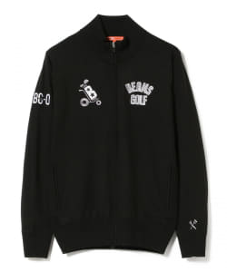 ▲BEAMS GOLF ORANGE LABEL / 裏付き Bカート ツアーニットカーディガン